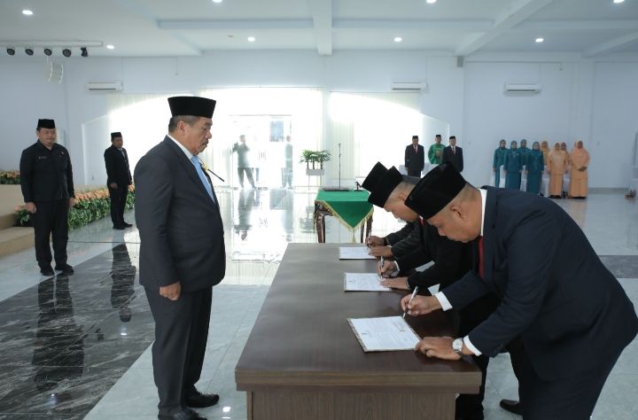 Bupati Asahan Lantik 3 Jabatan Pimpinan Tinggi Pratama