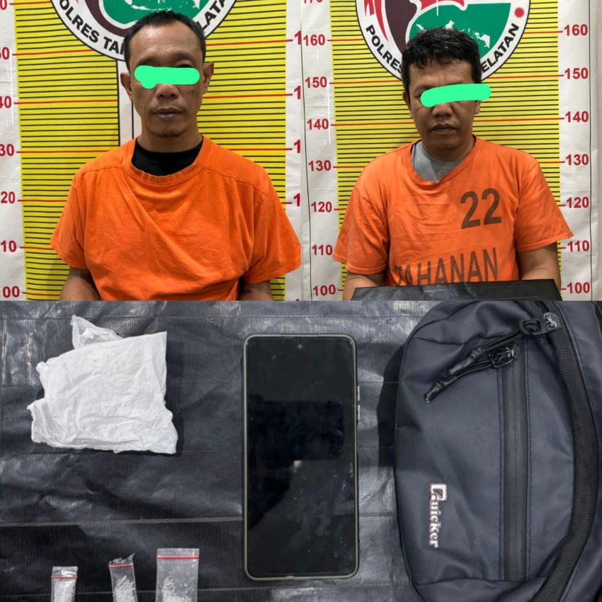 Polres Tapsel Bekuk Oknum PNS Padangsidimpuan dan Rekannya dalam Kasus Narkoba di Tempat Karaoke Gunung Tua, Barbut Sabu 0,26 gram