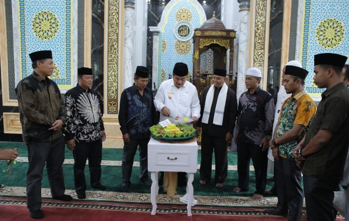 Bupati Asahan Resmikan Musholla Al-Ikhlas Menjadi Masjid Al-Ikhlas di Desa Air Joman Baru