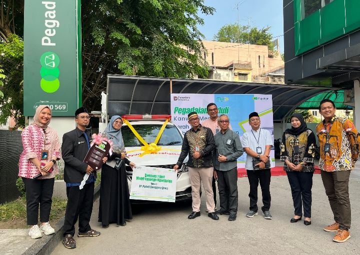 Pegadaian Kanwil 1 Medan Serahkan Mobil Layanan Kesehatan kepada DT Peduli Sumut