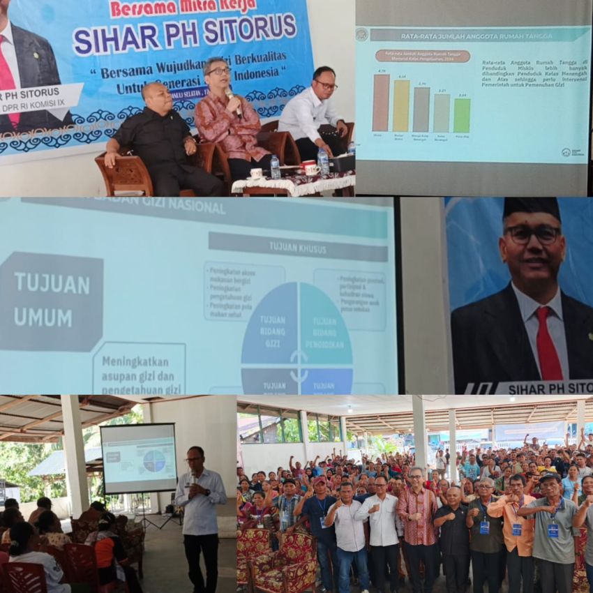 Sihar Sitorus Bawa Kabar Baik! Program Makan Bergizi Gratis Hadir di Tapanuli Selatan, Ini Target di Akhir Tahun