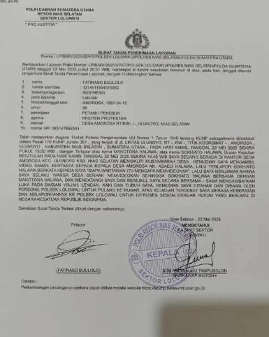 Wartawan Dikeroyok di Kantor Desa Amorosa, Diduga Pelaku Keluarga Kepala Desa