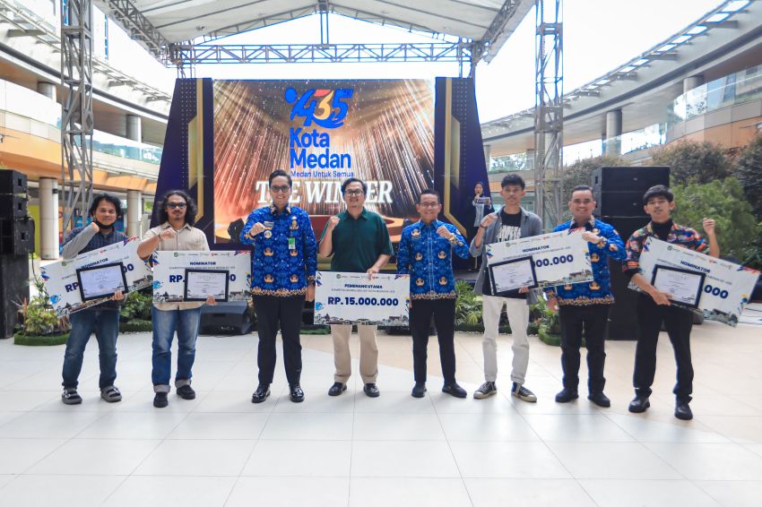 Pemenang Kompetisi Logo HUT Kota Medan ke- 435 Diumumkan, Rico Waas Merasa Bangga Pertama Kalinya Digelar Banyak Insan Kreatif Yang Ikut