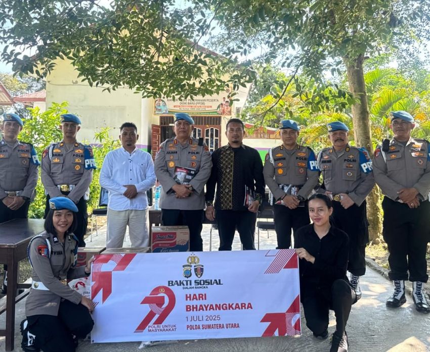Bidpropam Polda Sumut Gelar Baksos di Ponpes Hidayatullah dalam Rangka HUT Bhayangkara ke-79