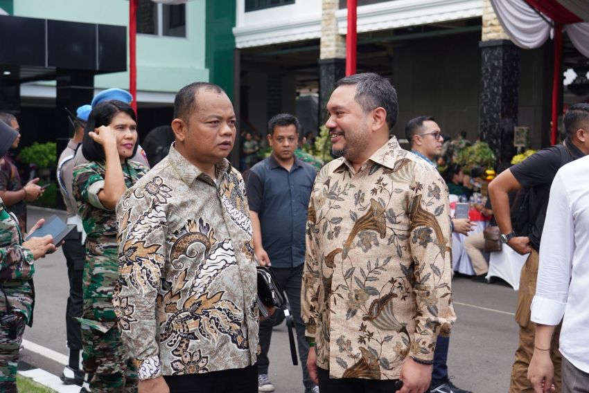 Bupati Bersama Ketua DPRD Kab.Pakpak Bharat Hadiri Perayaan HUT Ke 75 Tahun Kodam 1/BB Di Medan