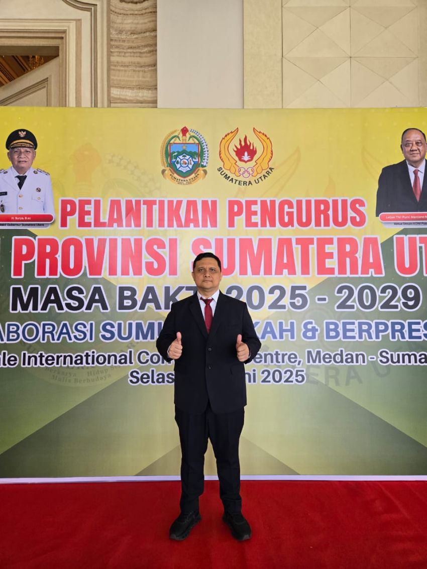 Dari Politik ke Olahraga, Novan Efendy Siregar Siap Warnai KONI Sumut
