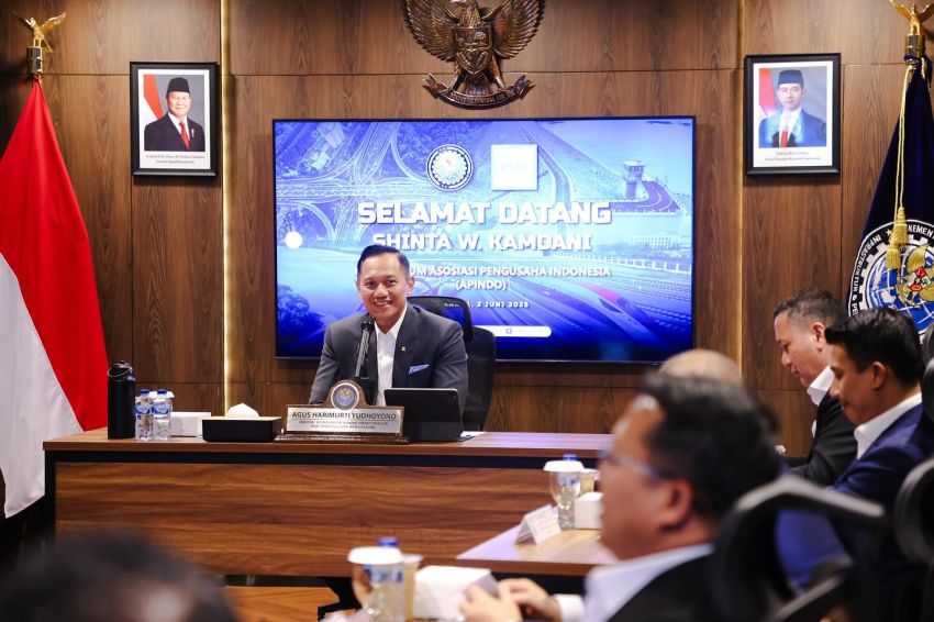 Menko Agus Yudhoyono Bahas Sinergi Pembangunan Infrastruktur bersama APINDO