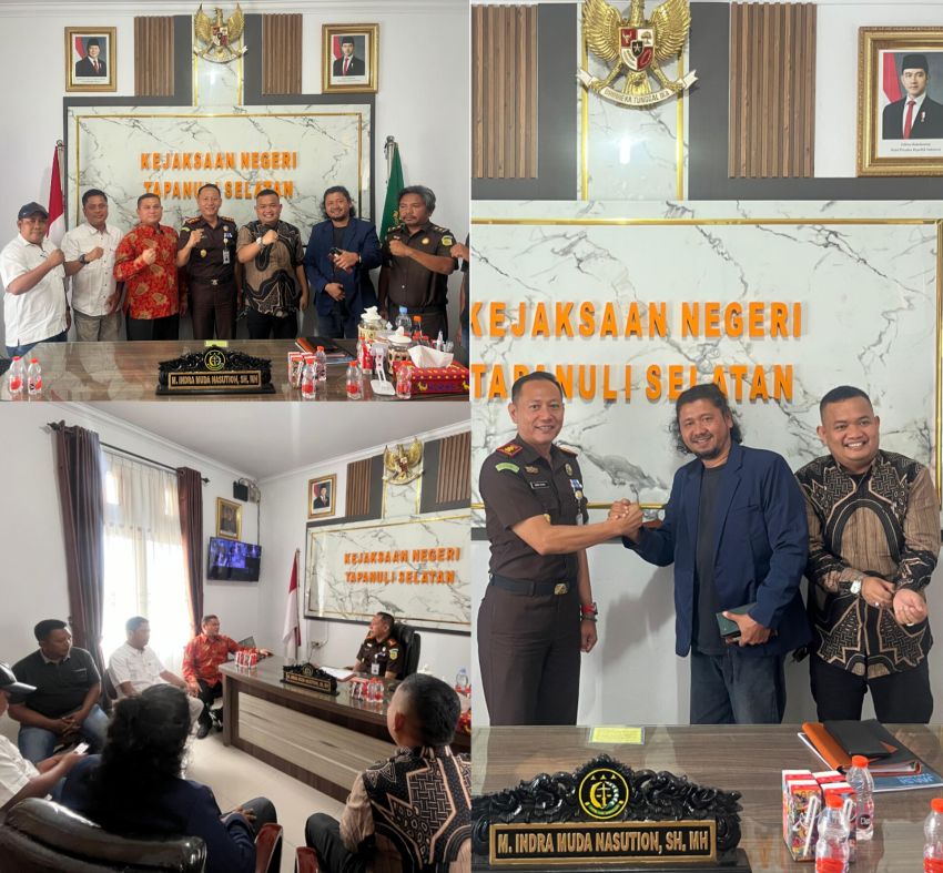 Kajari Tapanuli Selatan Terima Silaturahmi JMSI Tabagsel, Dorong Sinergi Keterbukaan Informasi Publik