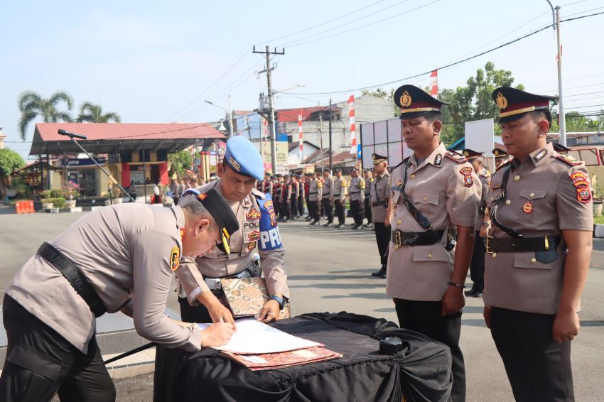 Ini Daftar Nama Mutasi Jajaran Polresta Deli sedang