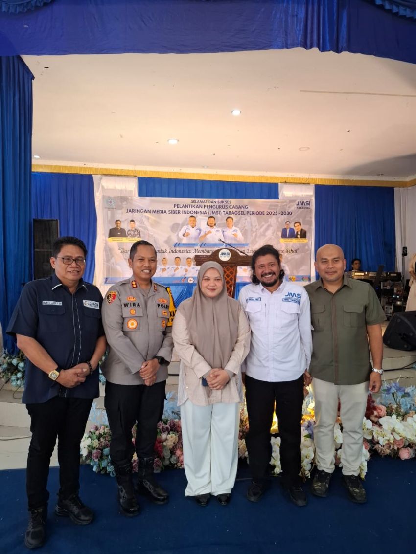 Ketua JMSI Sumut Lantik Pengurus JMSI Tabagsel, 'Siap Berkolaborasi Forkopinda Jadi Pilar Informasi'