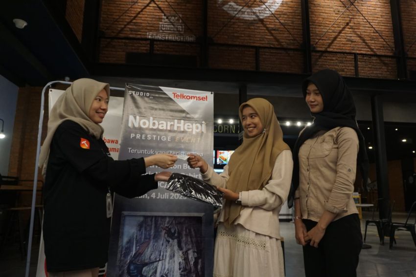 Telkomsel Hadirkan Pengalaman NobarHepi Bersama Pelanggan di Kota Medan