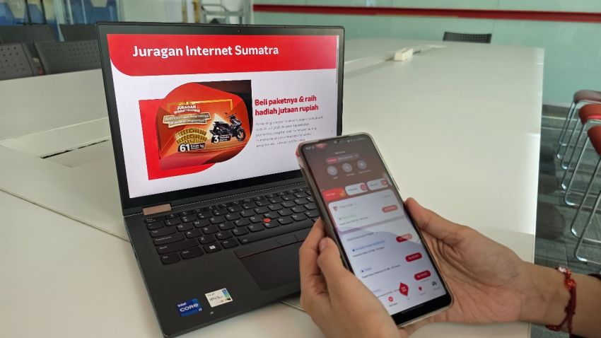 Telkomsel Umumkan Pemenang Program Juragan Internet di Area Sumatera, Bagikan Hadiah Yamaha Aerox hingga Emas Batangan