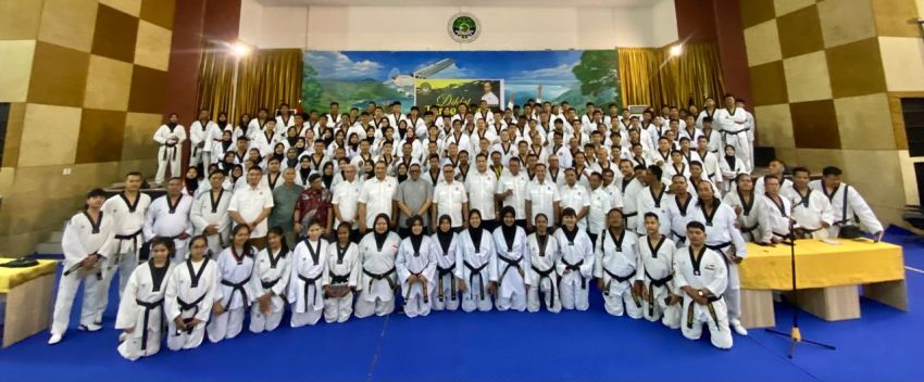 24 Kabupaten/Kota Ikut Diklat Three in One Taekwondo Sumut