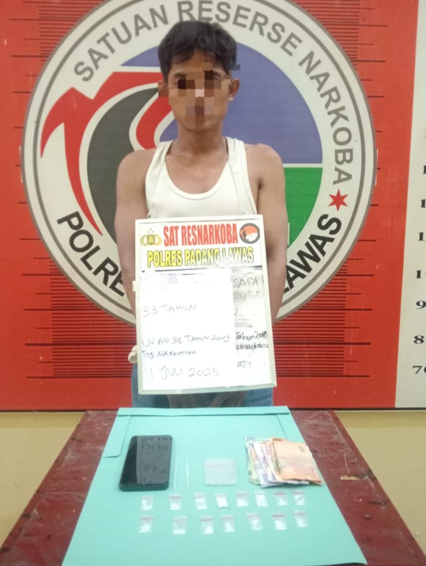 Polres Palas Bongkar Jaringan Sabu di Pasar Sibuhuan,HS dan JL dibekuk Satresnarkoba