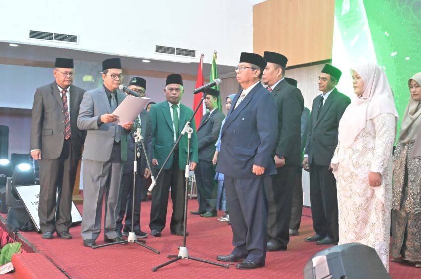 Prof Dr Saiful Akhyar Lubis MA Resmi Dilantik sebagai Rektor Univa Medan 2025–2029