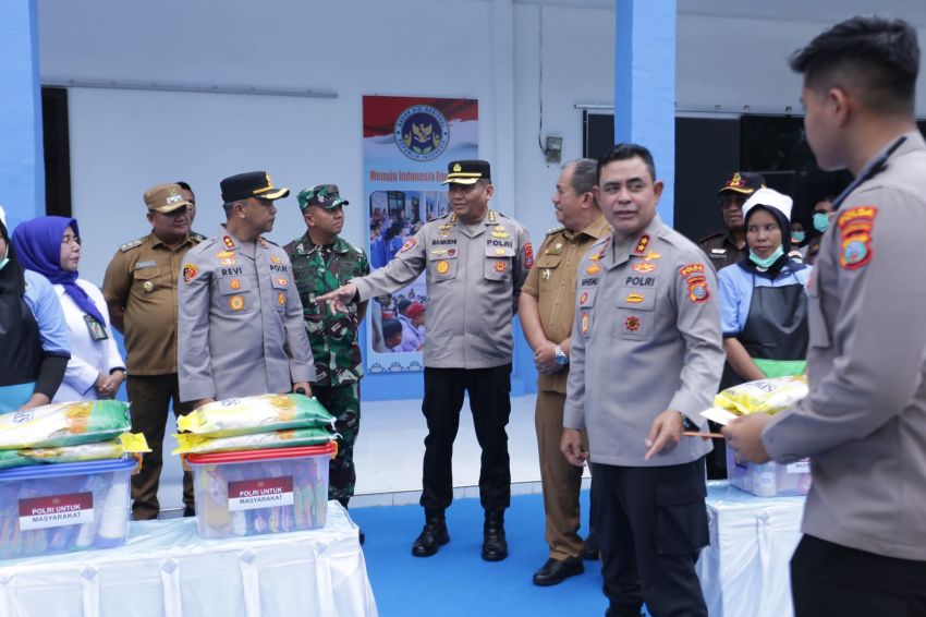 Kapolres Sambut Kedatangan Kapolda Sumut Kunker dan Launching SPPG di Mapolres Asahan