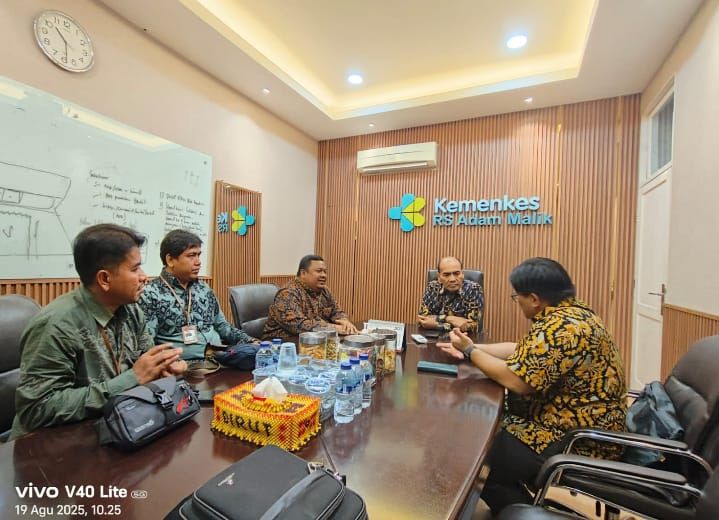 Dompet Dhuafa Waspada Audiensi ke RS Adam Malik Medan, Bahas Program Kesehatan untuk Dhuafa