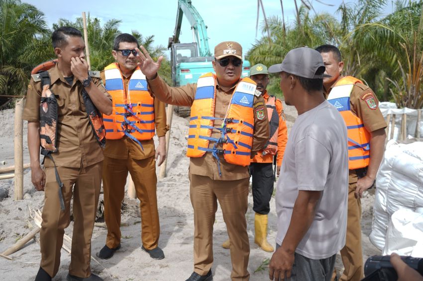 Tanggul Sungai Asahan Diperkuat, Pemkab Asahan Gandeng BWSS I dan Perum Jasa Tirta I