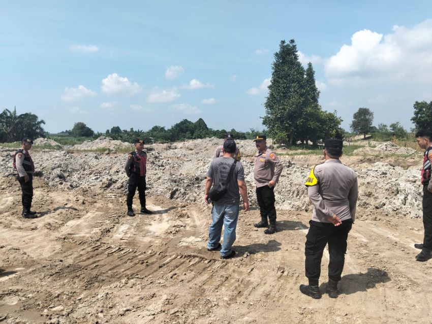 Polresta Deli Serdang Gencarkan Patroli Gabungan di Lokasi Galian C Bantaran Sungai Ular