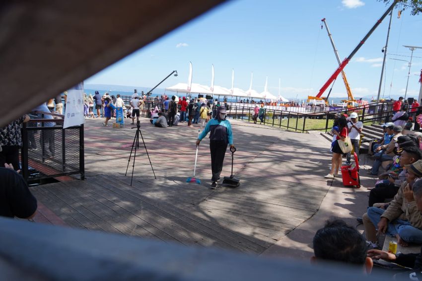 Sampah Nyaris Tak Terlihat di Venue Selama Event Aquabike dan F1 Powerboat