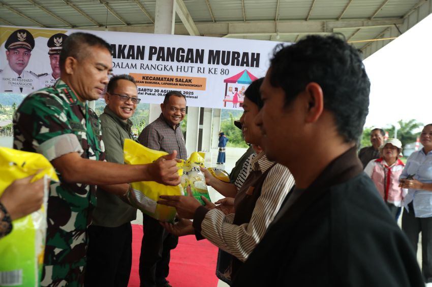 Delapan Kec.Kab.Pakpak Bharat Menggelar Serentak Gerakan Pangan Murah