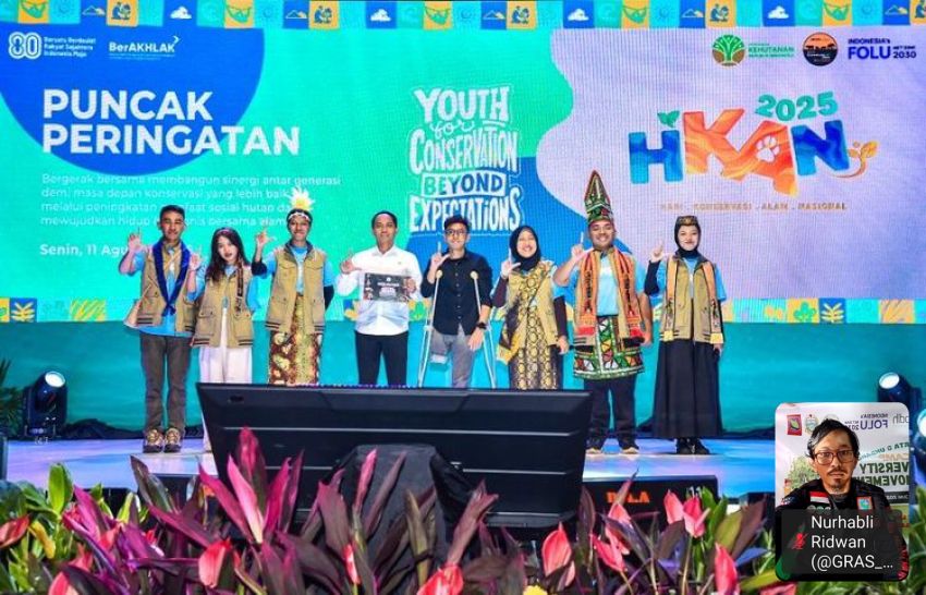 Puncak HKAN 2025, Perwakilan KPA GRAS bersama 117 Generasi Muda Konservasi Menyatukan Suara dan Langkah Dalam Tulisan Rencana Aksi Forest Youthverse