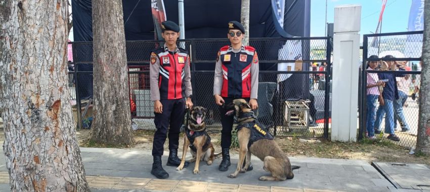 Sukseskan F1 Powerboat di Toba, Poldasu Turunkan Anjing Pelacak Guna Sterilisasi dan Pengamanan