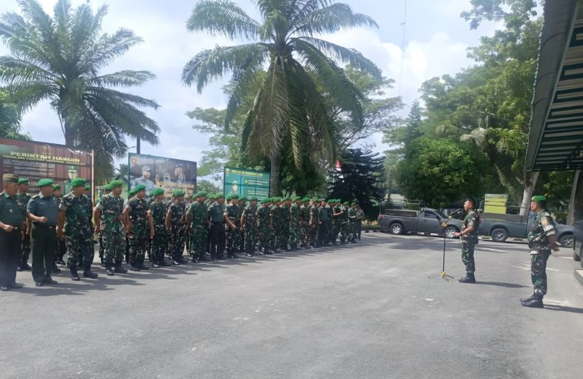 Dandim 0208/Asahan Pesan Jaga Nama Baik Satuan Dan Institusi TNI AD