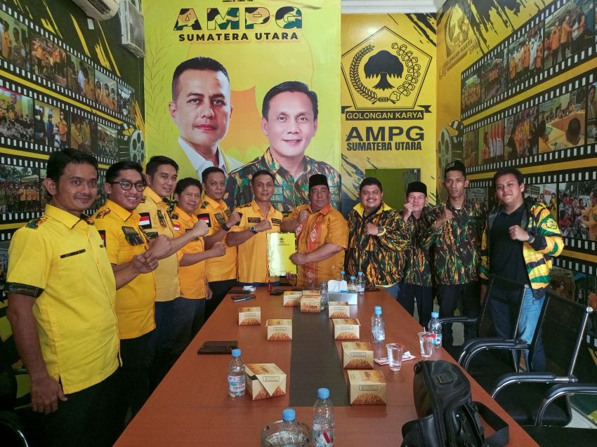 Konsolidasi Ketum PP AMPG ke PD AMPG Sumut Usulkan Musa Rajekshah Pimpin Kembali Golkar Sumut.
