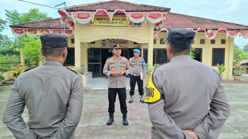 Kapolsek Sei Tualang Raso : Personel Agar Rapi, Terbebas Dari Judi Dan Narkoba