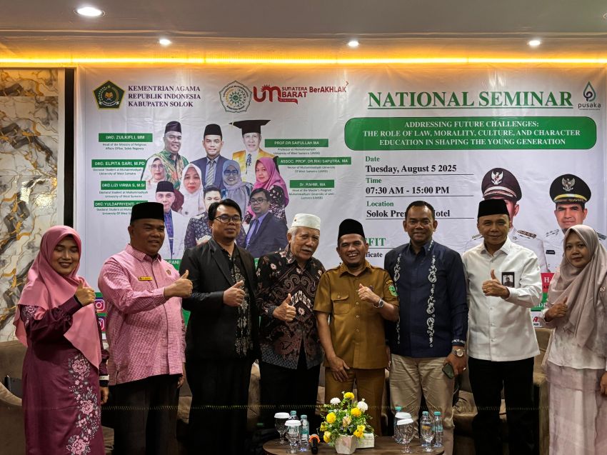 Seminar Nasional Kemenag Solok : Madrasah Garda Terdepan Melawan Krisis Moral Generasi Muda