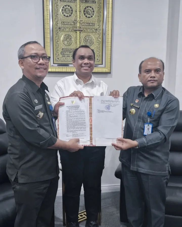 Letnan Dalimunthe resmi Tunjuk Rahmat Marzuki Nasution sebagai Plt Sekda Padangsidimpuan