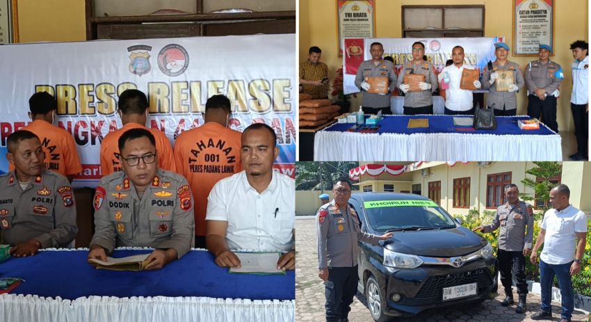 Polres Palas Bongkar Sindikat Ganja 44 Kg, Libatkan Residivis hingga Anak di Bawah Umur