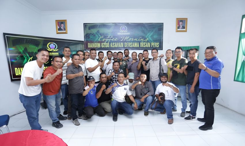 Dandim 0208/Asahan Gelar Cofee Morning Bersama Insan Pers