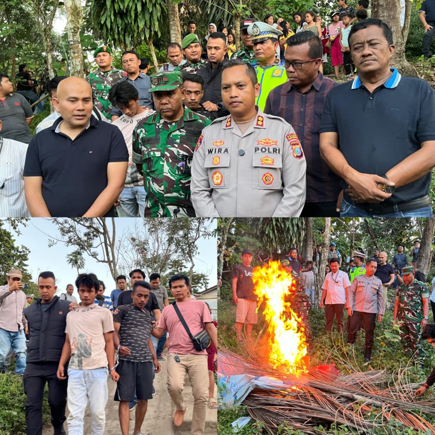 AKBP Wira Prayatna Pimpin Operasi Grebek Sarang Narkoba, Dua Tersangka diamankan di Silayang layang Padangsidimpuan