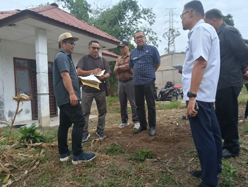 Staf Ahli Gubsu Bersama Tim Pemkab.Pakpak Bharat Meninjau Pembangunan SPPG