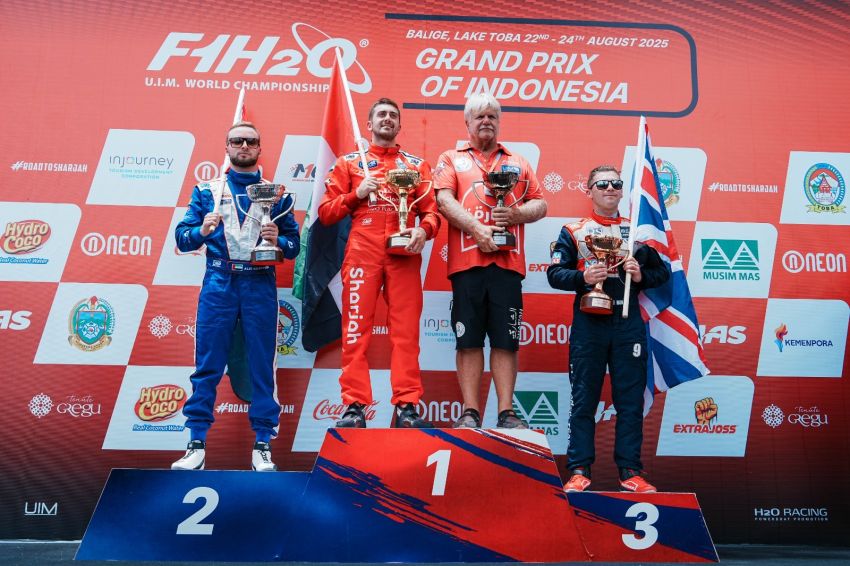 ITDC Sukses Gelar The Lake Toba GP 2025, Rusty Wyatt Menangi F1H2O Grand Prix of Indonesia