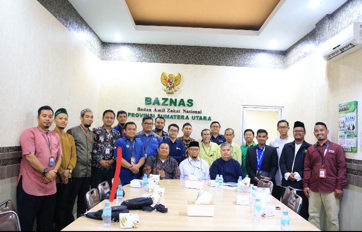 FOZ Sumut Silaturahmi ke Kantor Baznas Sumut, Perkuat Kolaborasi Gerakan Zakat