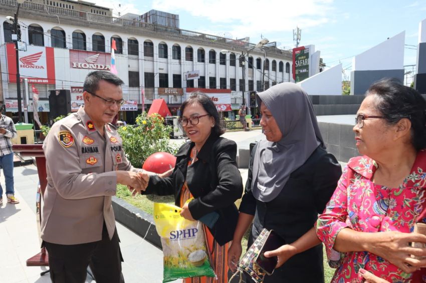 Polres Padangsidimpuan Gelar GPM Serentak, 10 Ton Beras Dijual Harga Terjangkau