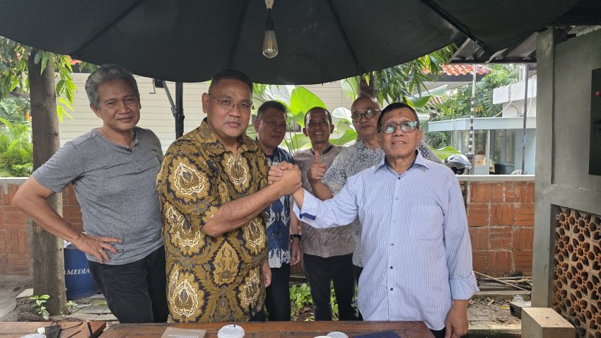 Jelang Kongres Persatuan PWI, Teguh dan Hendry Saksikan Peluncuran Buku Kakek Prabowo