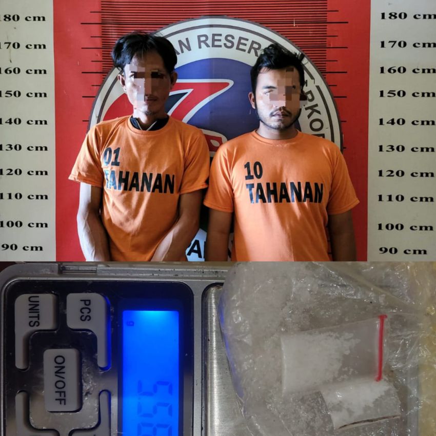 Satresnarkoba Polres Palas Bekuk Dua Pengedar Sabu