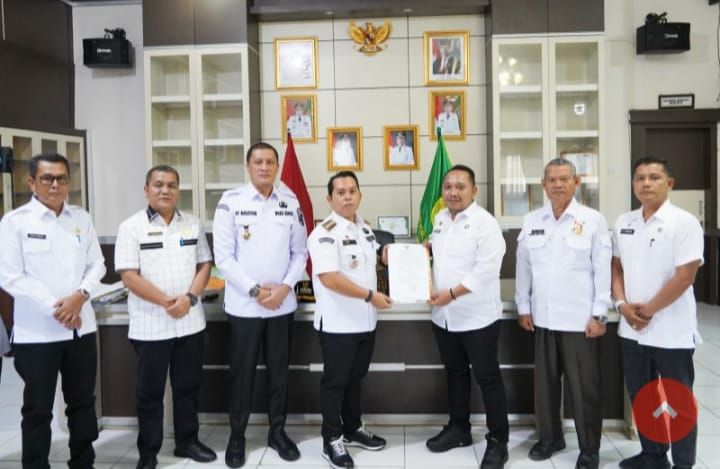Adi Sandra Siregar Resmi Jabat PLT Kepala BPBD Padang Lawas