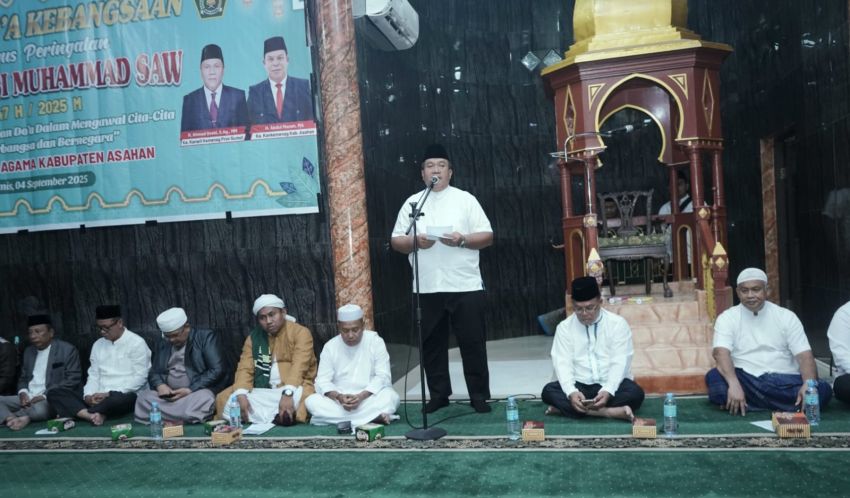 Bupati Asahan Ikuti Zikir dan Doa Kebangsaan