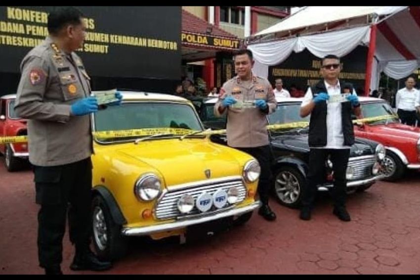 Polda Sumut Limpahkan Tersangka Pemalsuan Dokumen Mobil Antik ke Jaksa