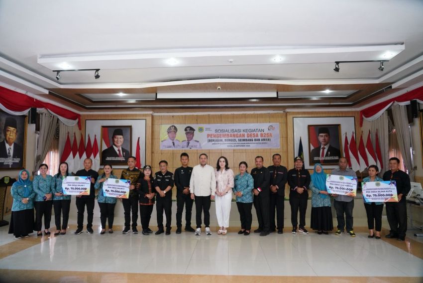 12 Desa Kabupaten Pakpak Bharat Menerima Dana Swakelola DAK Non Fisik Dari Badan Pangan Nasional RI