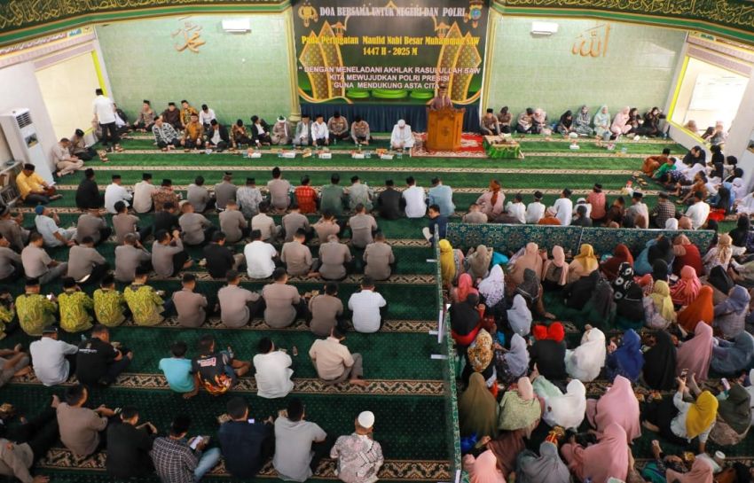 Doa Bersama Polda Sumut di Hari Maulid Nabi: Meneladani Akhlak Rasulullah, Membangun Polri Presisi