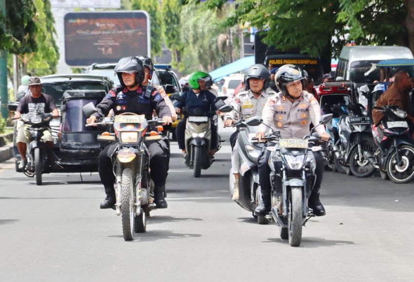 Patroli Skala Besar Polres Padangsidimpuan Gandeng TNI dan Brimob, Jaga Kamtibmas Tetap Kondusif