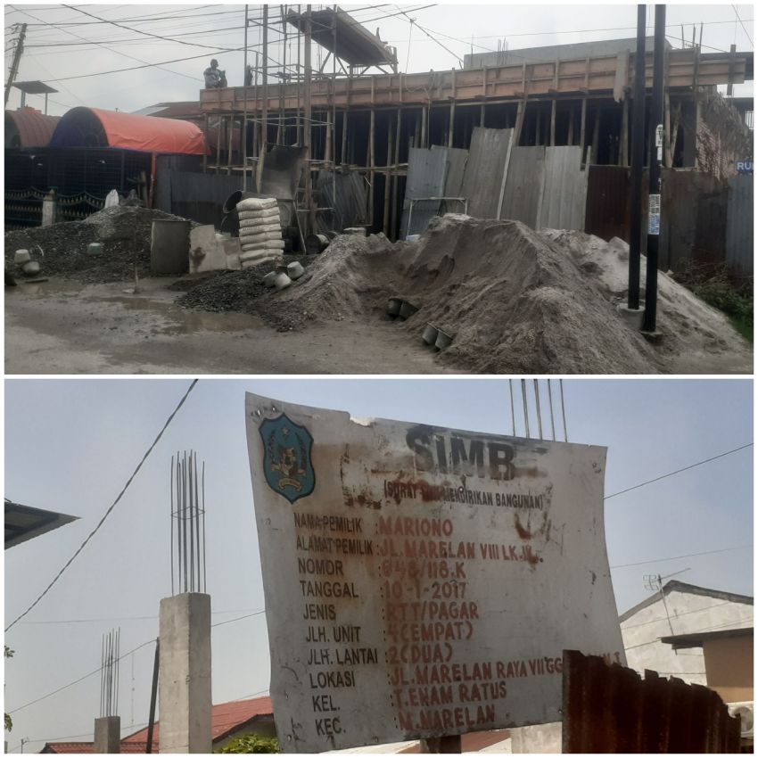 PKN Medan Marelan Minta Ruko 3 Unit Depan Masjid Al-Taqwa Psr I Tengah Marelan Ditertibkan