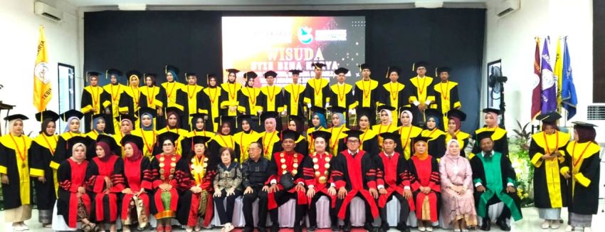 333 Orang Lulusan STIE Bina Karya T. Tinggi Diwisuda