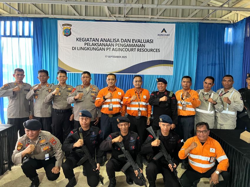 PT Agincourt Resources Gelar Evaluasi Keamanan: Polda Sumut Ingatkan Pentingnya SOP